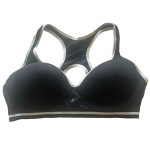 Danskin sports bra. 38C  Black with White trim.
